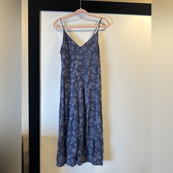 Patagonia Blue Floral June lake Jumpsuit - Picture 2 of 9